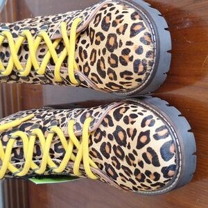 Sam Edelman Leppard Combat Boots NWT 7.5